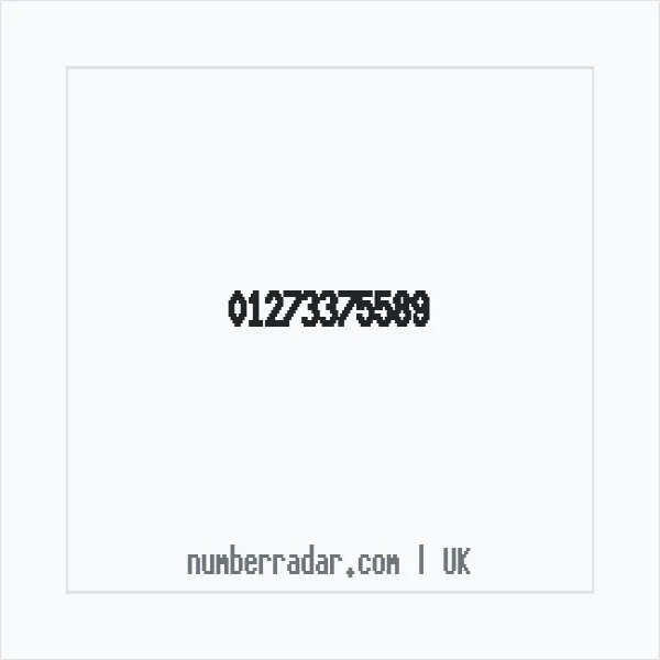 Reverse number check for +44 1273 375589 — who called me?