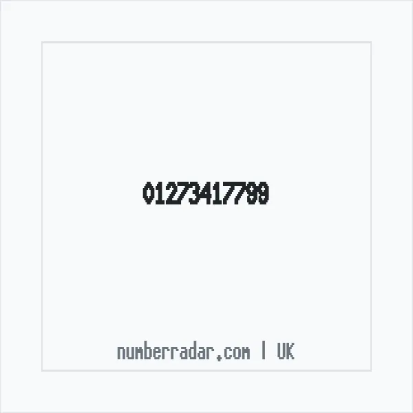 Reverse number check for +44 1273 417799 — who called me?