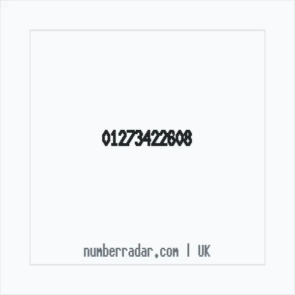 Reverse number check for +44 1273 422608 — who called me?