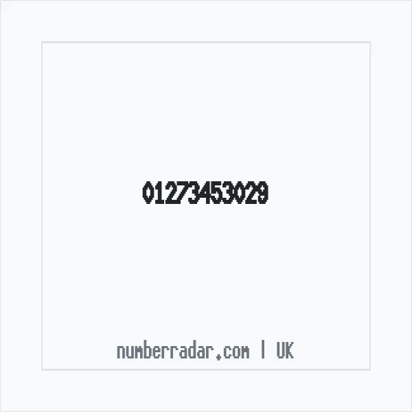 Reverse number check for +44 1273 453029 — who called me?