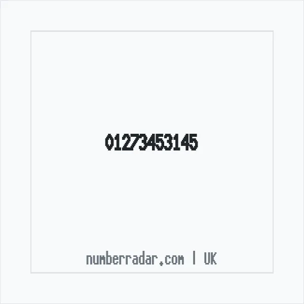 Reverse number check for +44 1273 453145 — who called me?