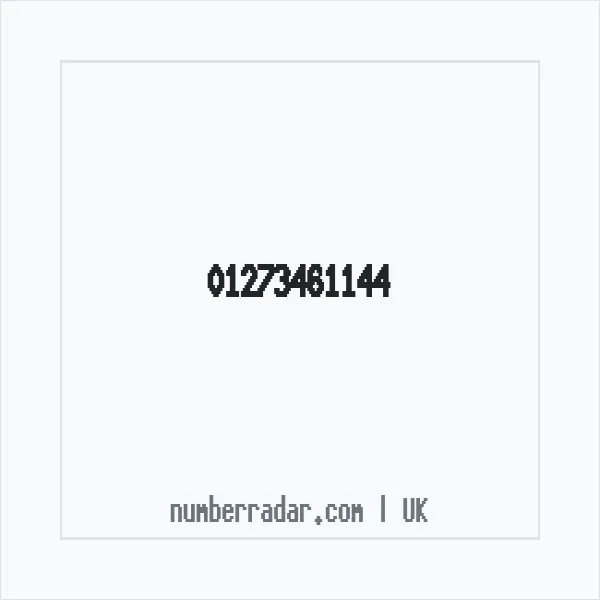 Reverse number check for +44 1273 461144 — who called me?