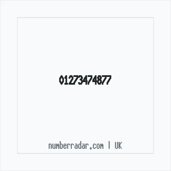 Reverse number check for +44 1273 474877 — who called me?