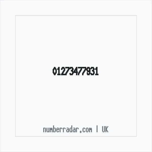 Reverse number check for +44 1273 477931 — who called me?