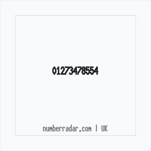 Reverse number check for +44 1273 478554 — who called me?