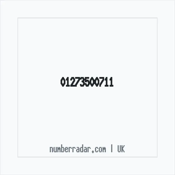 Reverse number check for +44 1273 500711 — who called me?