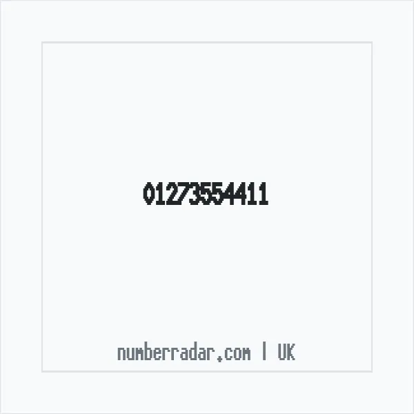 Reverse number check for +44 1273 554411 — who called me?