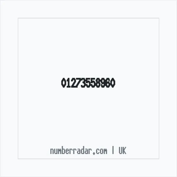 Reverse number check for +44 1273 558960 — who called me?