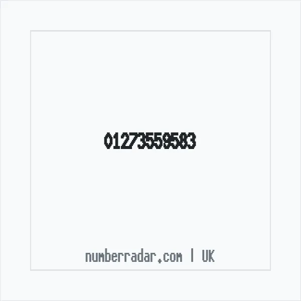 Reverse number check for +44 1273 559583 — who called me?