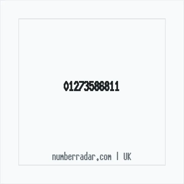 Reverse number check for +44 1273 586811 — who called me?