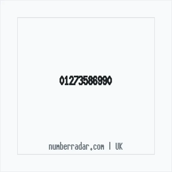 Reverse number check for +44 1273 586990 — who called me?