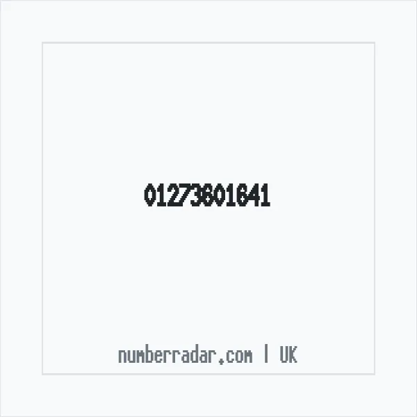 Reverse number check for +44 1273 601641 — who called me?