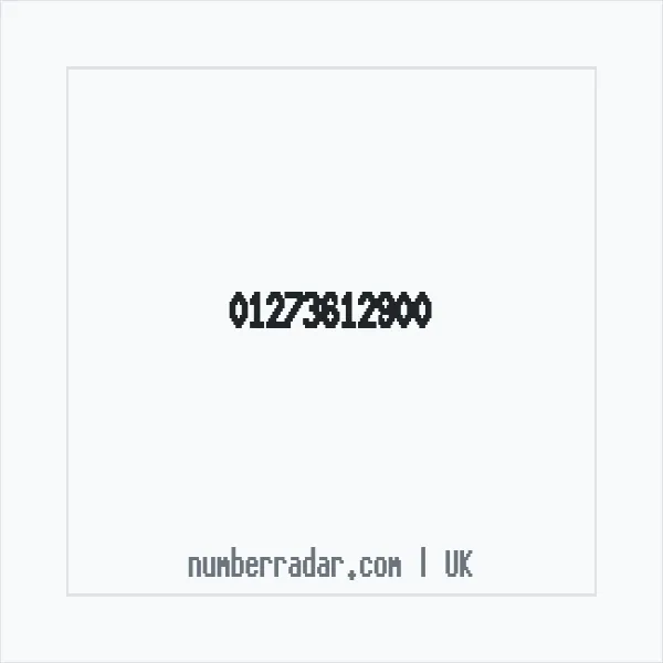 Reverse number check for +44 1273 612900 — who called me?