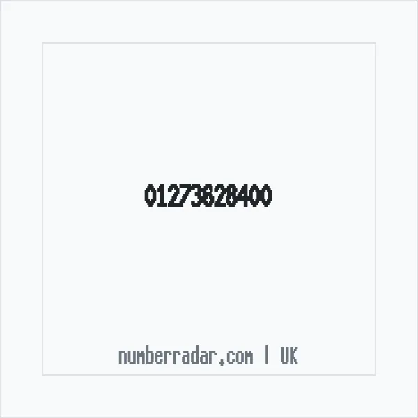 Reverse number check for +44 1273 628400 — who called me?