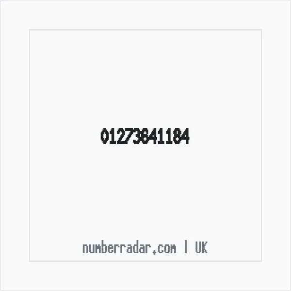 Reverse number check for +44 1273 641184 — who called me?