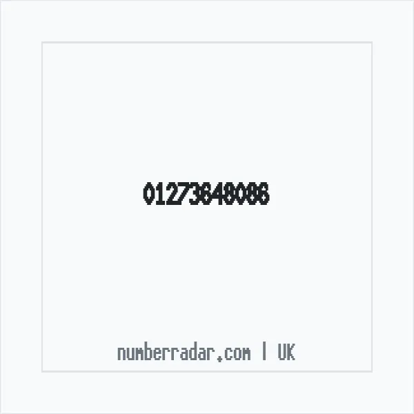 Reverse number check for +44 1273 648086 — who called me?