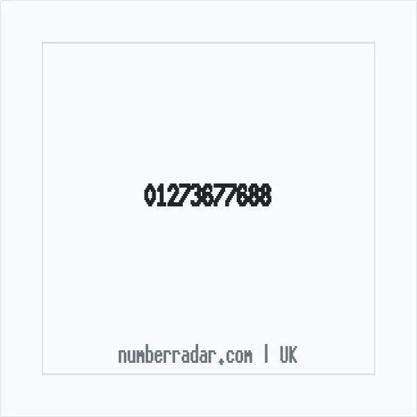 Reverse number check for +44 1273 677688 — who called me?