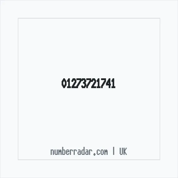 Reverse number check for +44 1273 721741 — who called me?