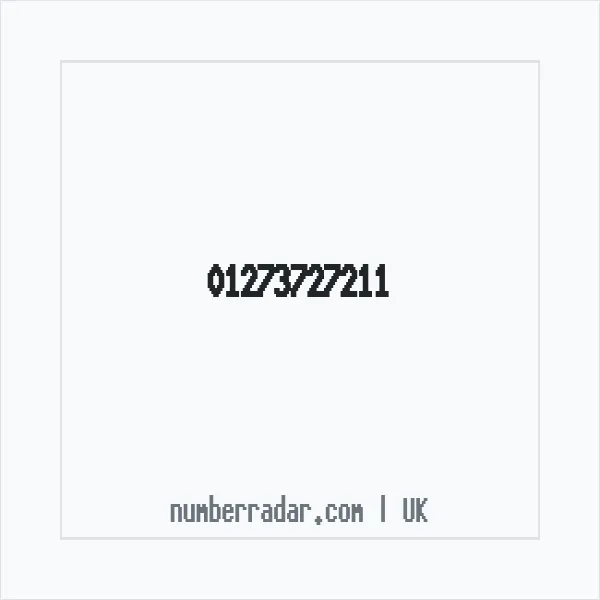 Reverse number check for +44 1273 727211 — who called me?