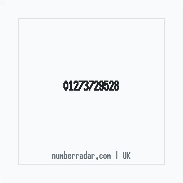 Reverse number check for +44 1273 729528 — who called me?