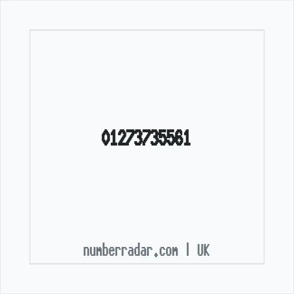 Reverse number check for +44 1273 735561 — who called me?