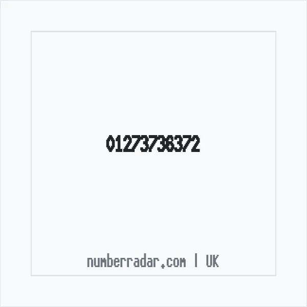 Reverse number check for +44 1273 736372 — who called me?