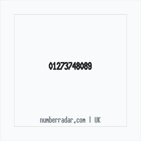Reverse number check for +44 1273 748089 — who called me?