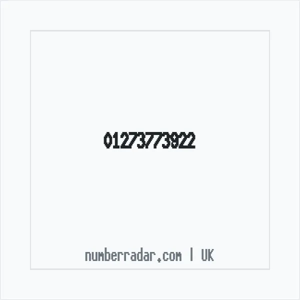 Reverse number check for +44 1273 773922 — who called me?