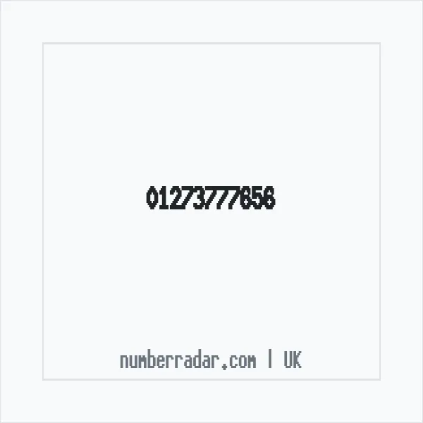 Reverse number check for +44 1273 777656 — who called me?