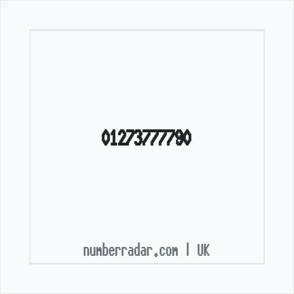 Reverse number check for +44 1273 777790 — who called me?