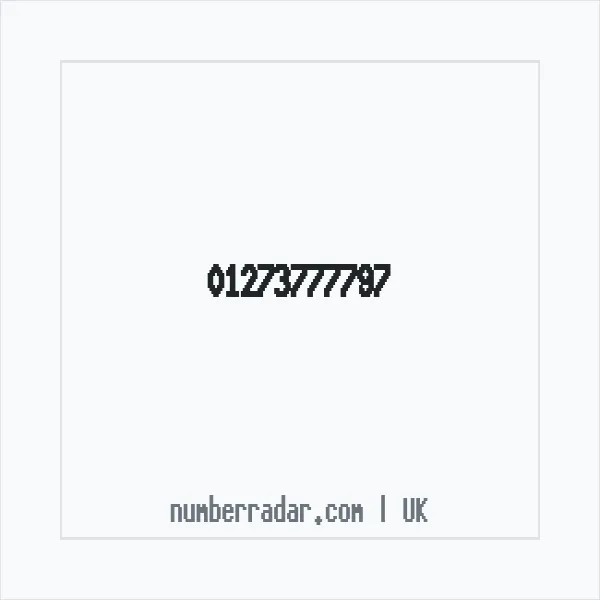 Reverse number check for +44 1273 777797 — who called me?