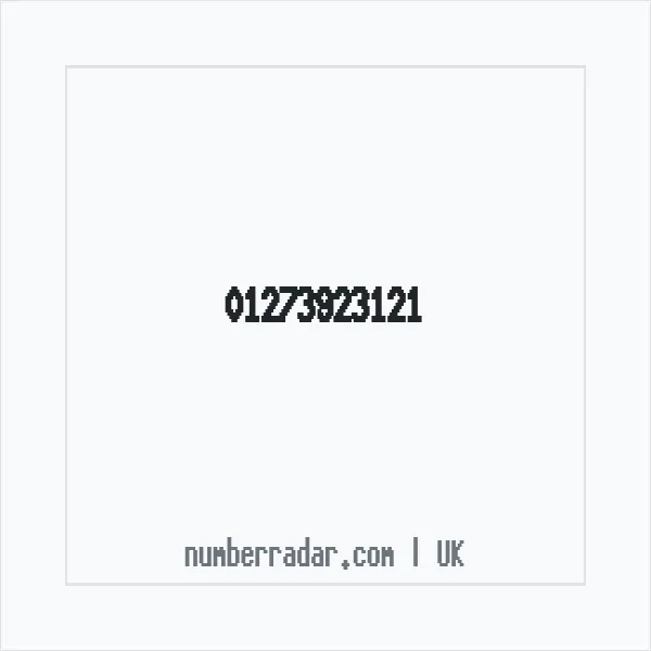 Reverse number check for +44 1273 923121 — who called me?