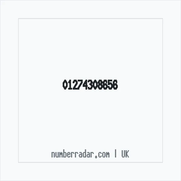 Reverse number check for +44 1274 308656 — who called me?