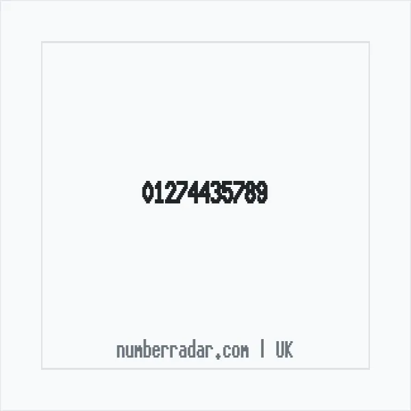 Reverse number check for +44 1274 435789 — who called me?