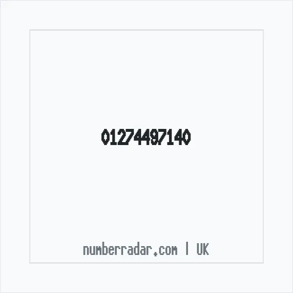 Reverse number check for +44 1274 497140 — who called me?