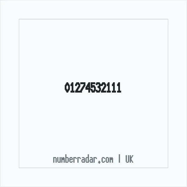 Reverse number check for +44 1274 532111 — who called me?