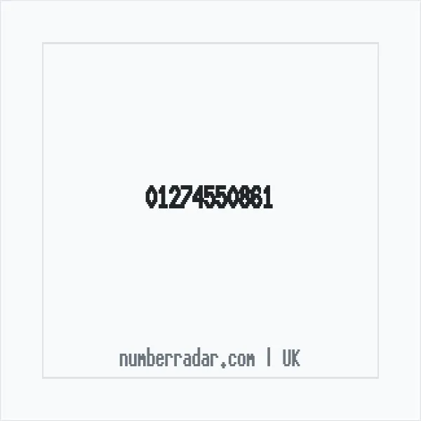Reverse number check for +44 1274 550861 — who called me?