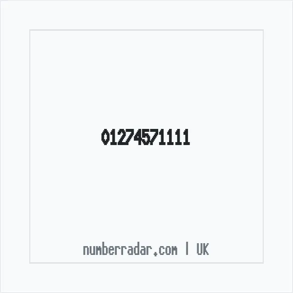 Reverse number check for +44 1274 571111 — who called me?