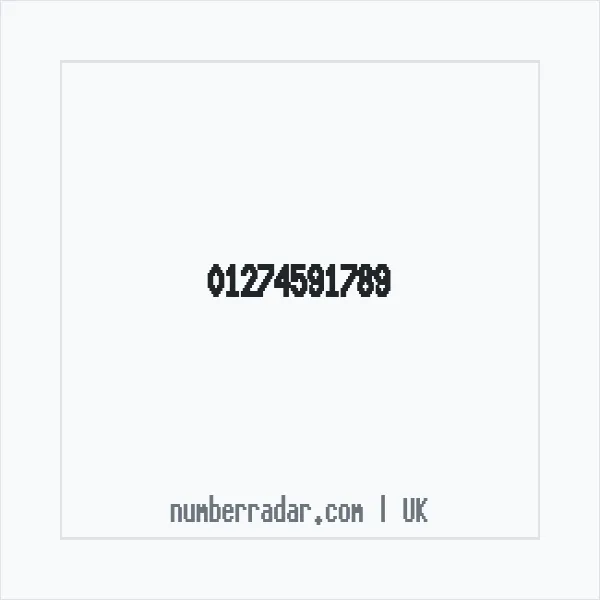 Reverse number check for +44 1274 591789 — who called me?