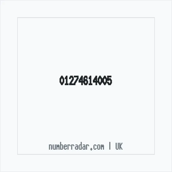 Reverse number check for +44 1274 614005 — who called me?
