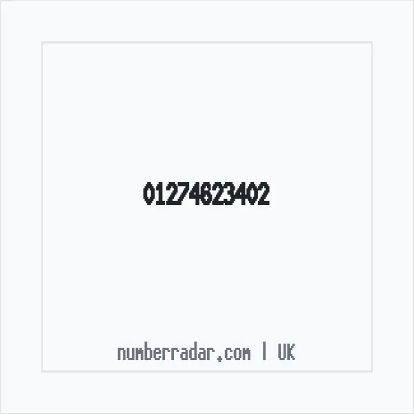 Reverse number check for +44 1274 623402 — who called me?