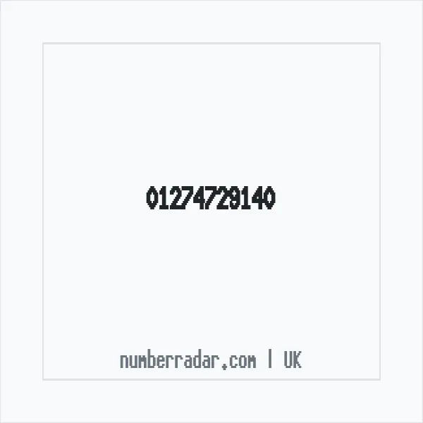 Reverse number check for +44 1274 729140 — who called me?
