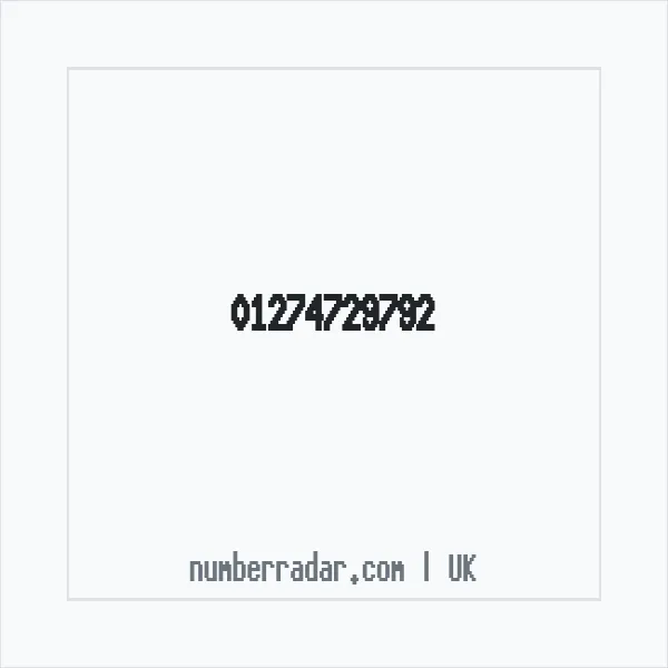 Reverse number check for +44 1274 729792 — who called me?