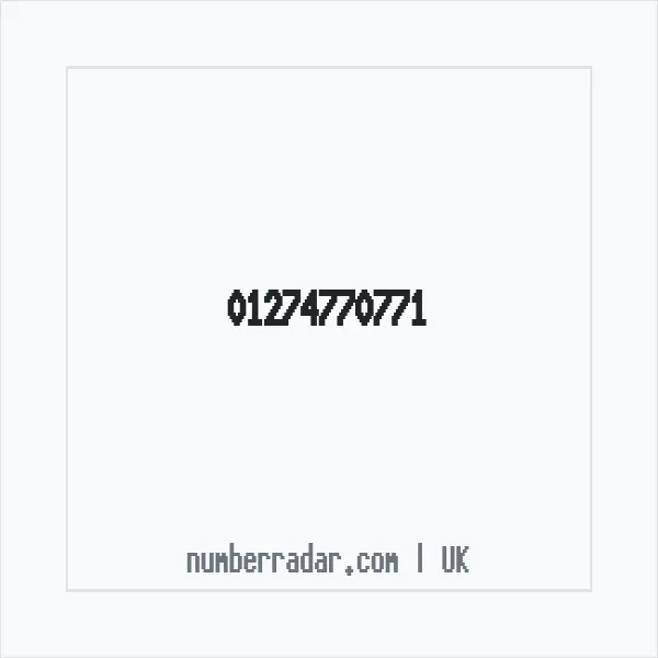 Reverse number check for +44 1274 770771 — who called me?