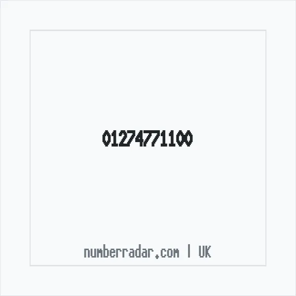 Reverse number check for +44 1274 771100 — who called me?