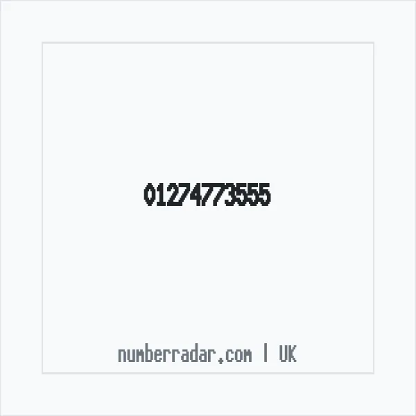 Reverse number check for +44 1274 773555 — who called me?