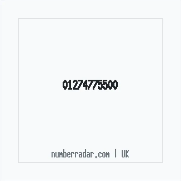 Reverse number check for +44 1274 775500 — who called me?