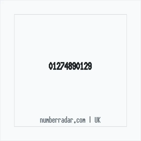 Reverse number check for +44 1274 890129 — who called me?