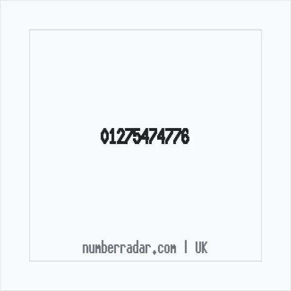 Reverse number check for +44 1275 474776 — who called me?