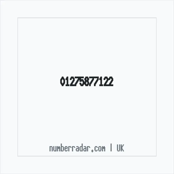 Reverse number check for +44 1275 877122 — who called me?